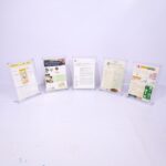 กรอบอะคริลิคใส พร้อมขาตั้ง หลายขนาดตั้งโชว์