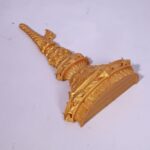 โลโก้ สธ 3D ส่วนยอดพระเกี้ยวสีทองอร่าม