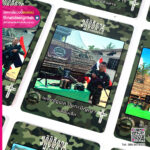 ของที่ระลึก ปฏิบัติการบ้านหนองจาน การ์ดพิมพ์ยูวีลายทหาร