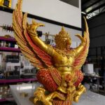 ครุฑศาลยุติธรรม 3D .stl พิมพ์สีทองแดงสวยงาม