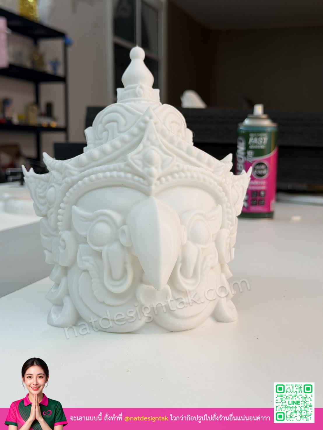 ศีรษะครุฑศาลยุติธรรม 3D .stl รายละเอียดคมชัด