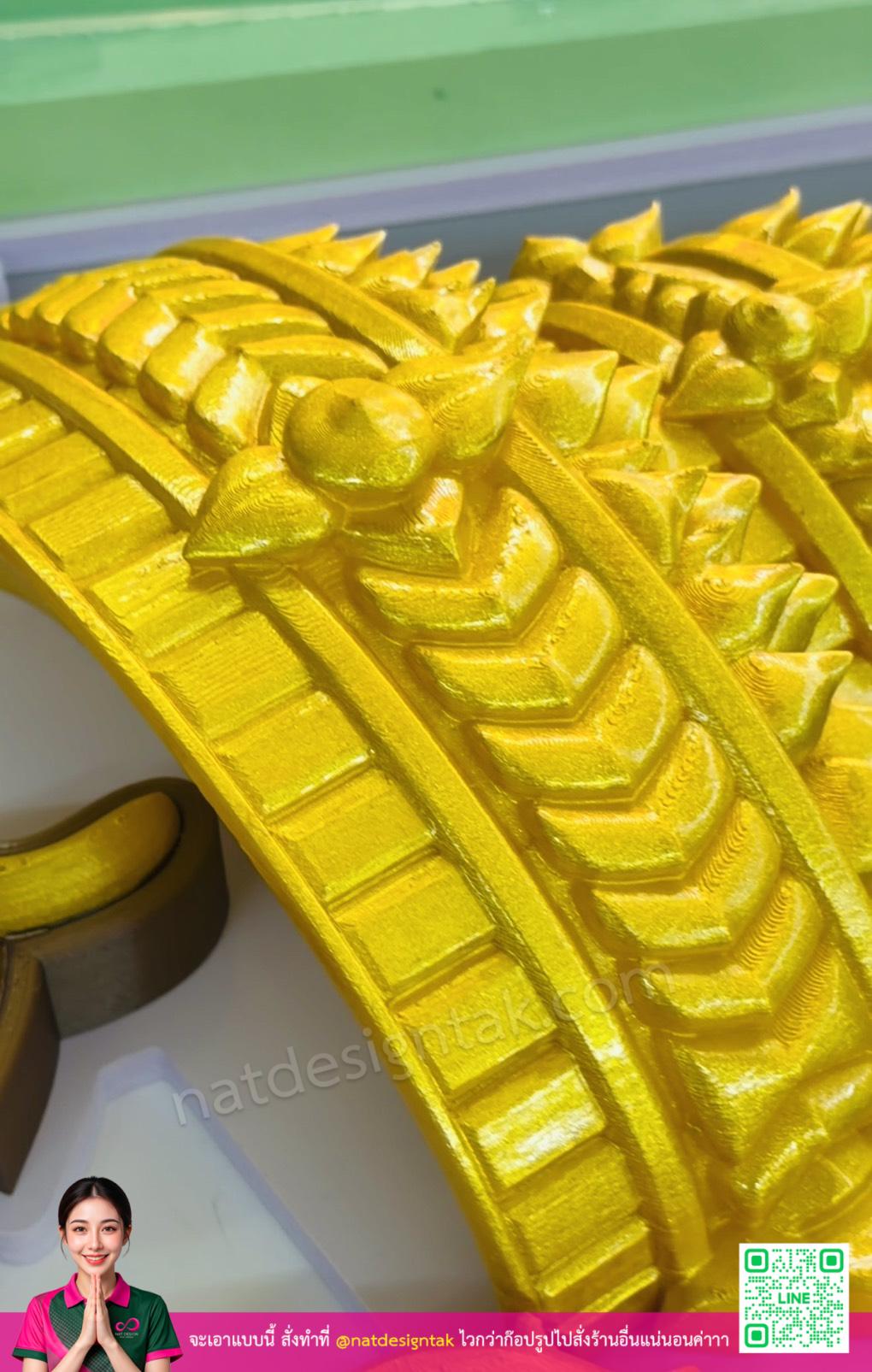 รายละเอียดโลโก้ ชฎา 3D ลวดลายคมชัด
