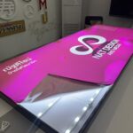 ป้ายไฟผ้า 3p โชว์โครงสร้างภายในพร้อมหลอด LED