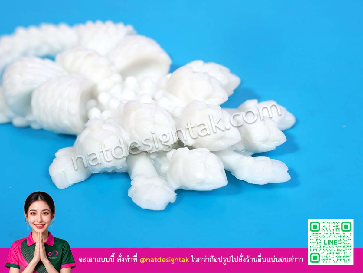รายละเอียดกลีบดอกพวงมาลัย 3D Printing คมชัด