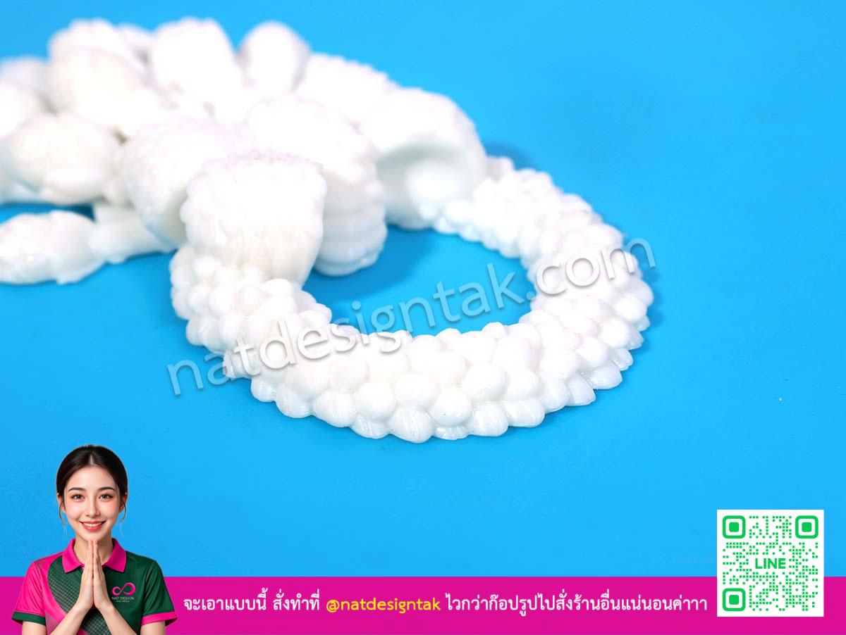 พวงมาลัย 3D Printing รายละเอียดห่วงดอกไม้