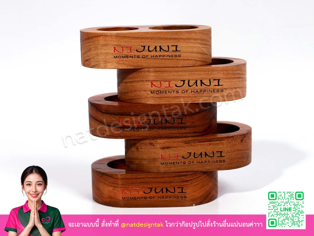 ถาดรองทิชชูอัดเม็ด NI Juni ซ้อนกัน 5 ชิ้น