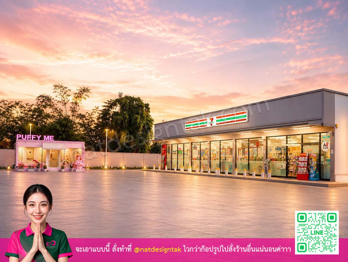 งานตกแต่งภายในร้าน Puffy Me