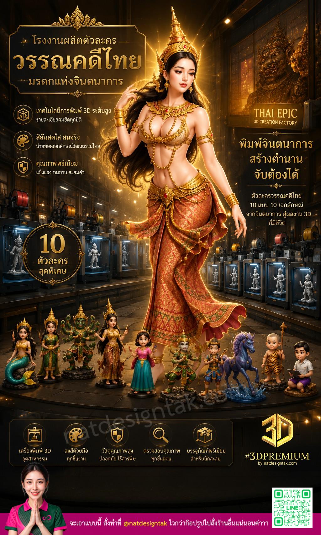 ตัวละครวรรณคดีไทย 3D: โดดเด่น สุดสวย เซ็กซี่ที่ต้องรู้ รูปที่ 1