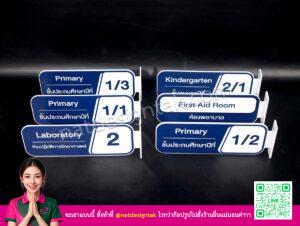 ป้ายชั้นเรียนติดหน้าห้อง