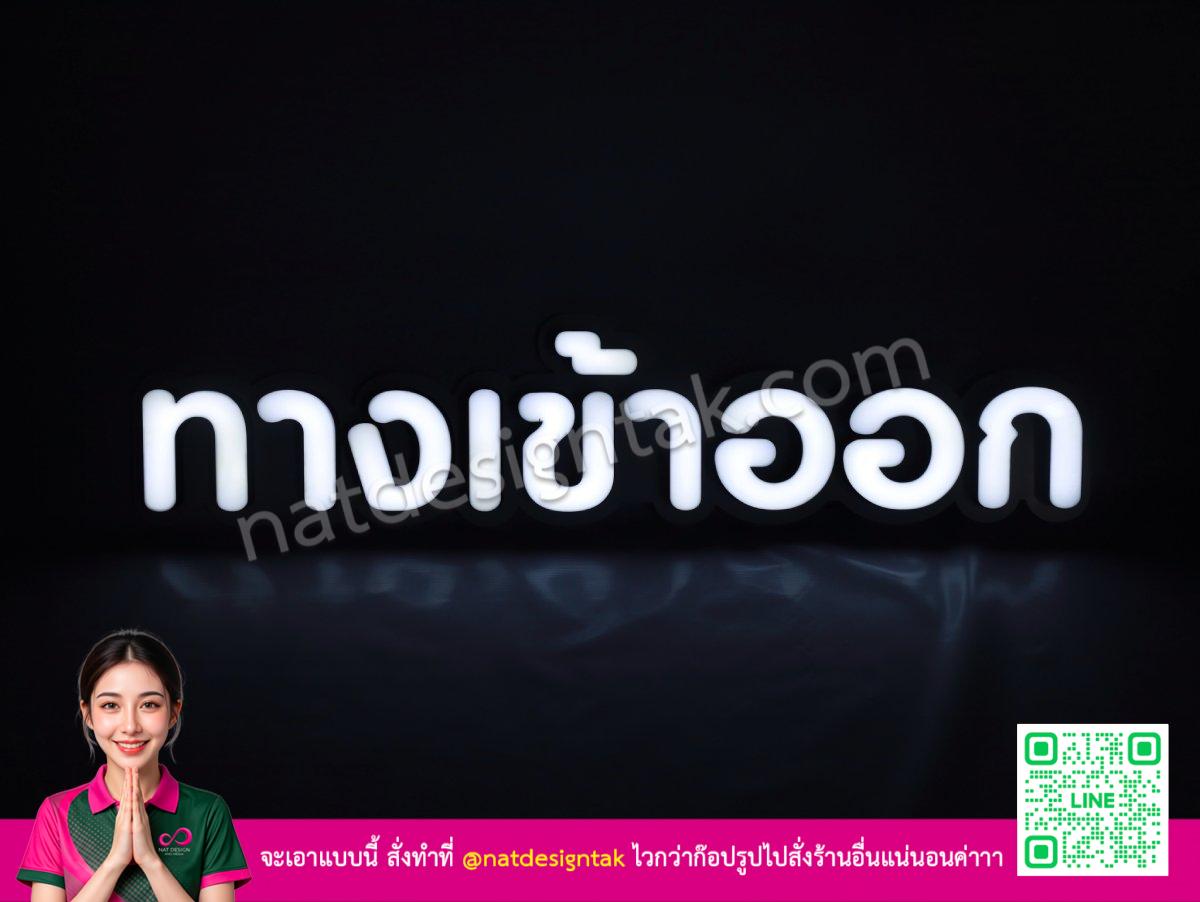 ทางเข้าออกปิดไฟ