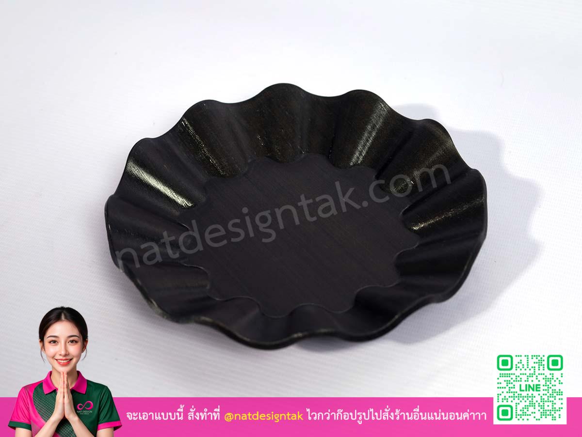 ภาพด้านบนของจาน 3D Printing งานพิมพ์สามมิติ