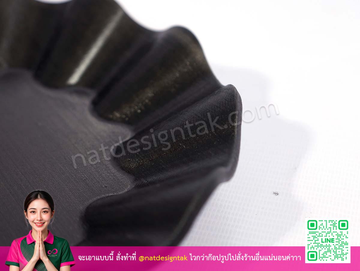 ขอบชิ้นงานจาน 3D ปริ้นท์เนียนลื่น