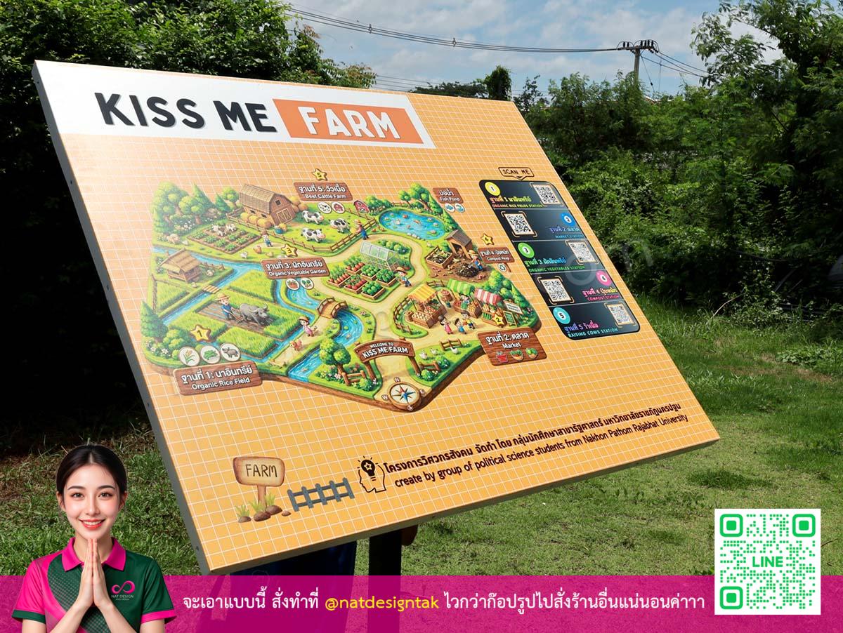 แสดงรายละเอียดแผนที่เส้นทาง Kiss Me Farm สำหรับท่องเที่ยว