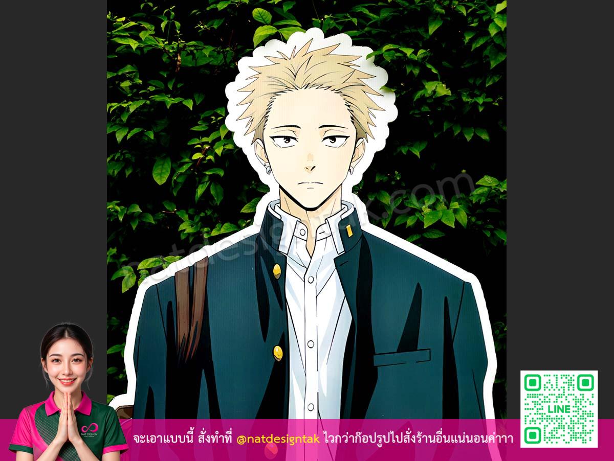 รายละเอียดขอบไดคัทเครื่อง DTC คมกริบและงานพิมพ์ UV บนแผ่นสแตนดี้ฟิวเจอร์บอร์ดคาแรคเตอร์