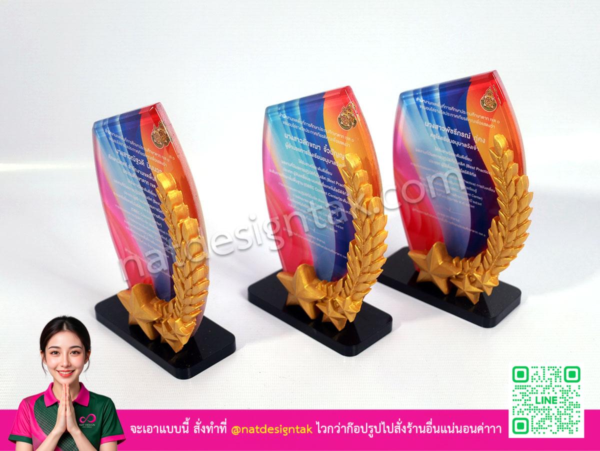 โล่รางวัลหลายแบบ แสดงความหลากหลาย