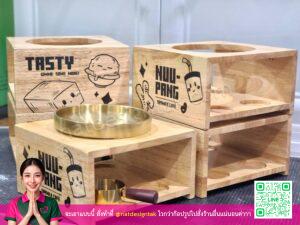 กล่องไม้ประกอบขุดหลุมแบบหลากหลายดีไซน์สำหรับร้านอาหาร