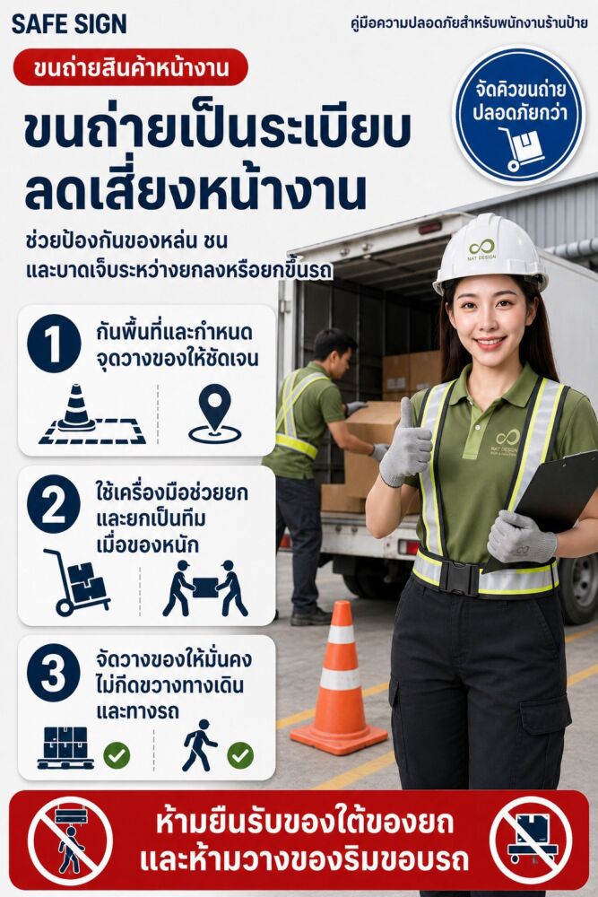 ขนถ่ายเป็นระเบียบลดเสี่ยงหน้างาน