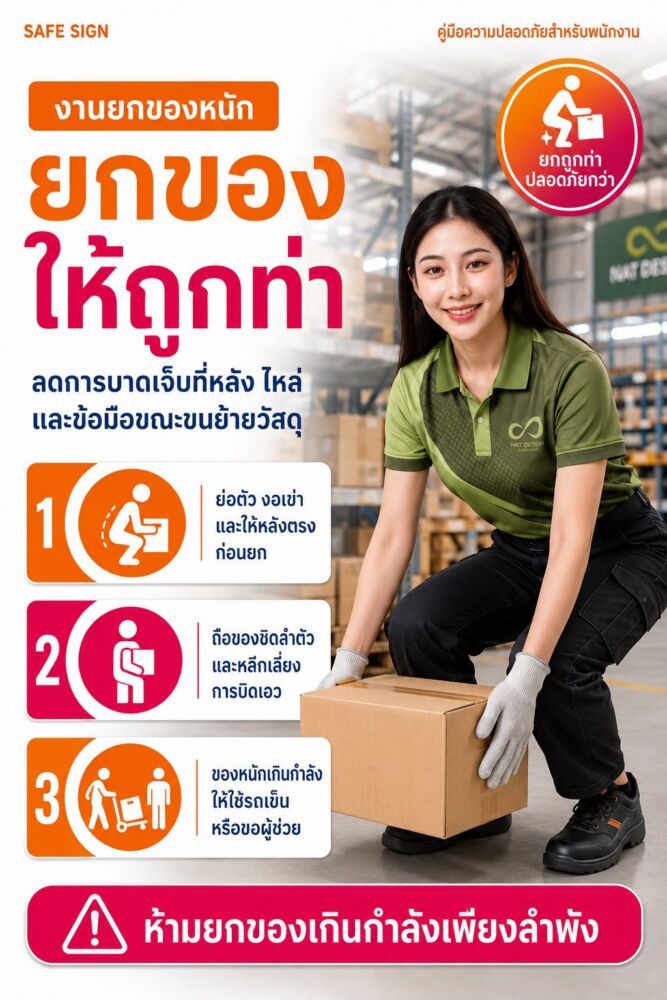 ยกของให้ถูกท่า