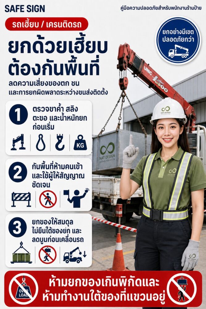 ยกด้วยเฮี๊ยบต้องกันพื้นที่