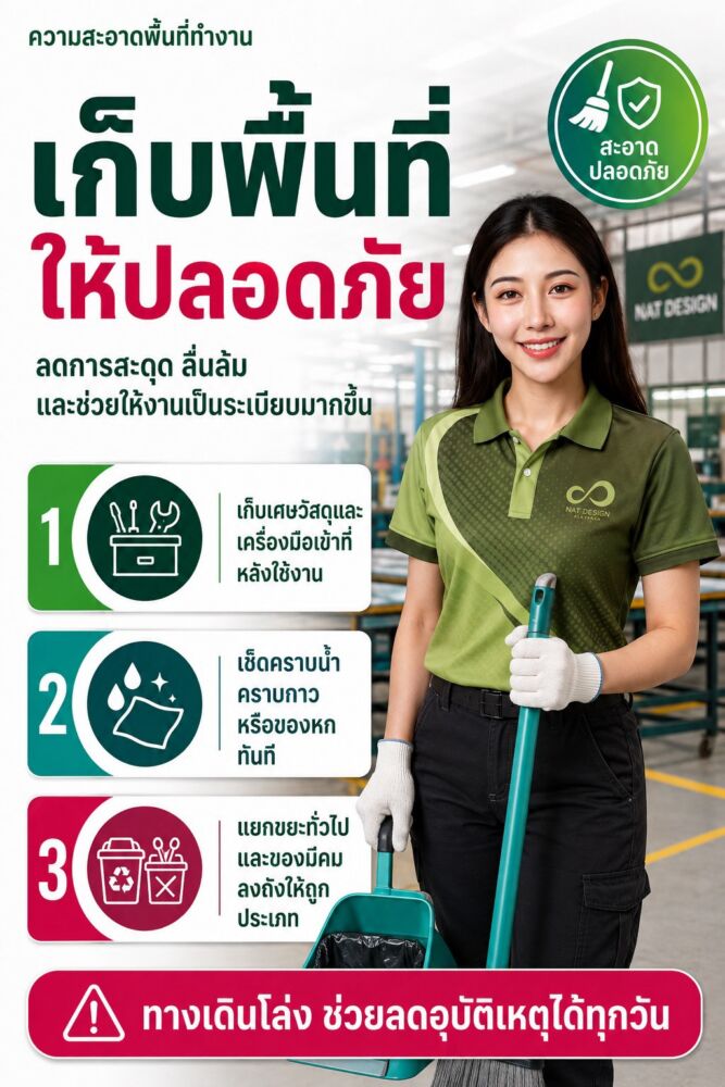เก็บพื้นที่ให้ปลอดภัย
