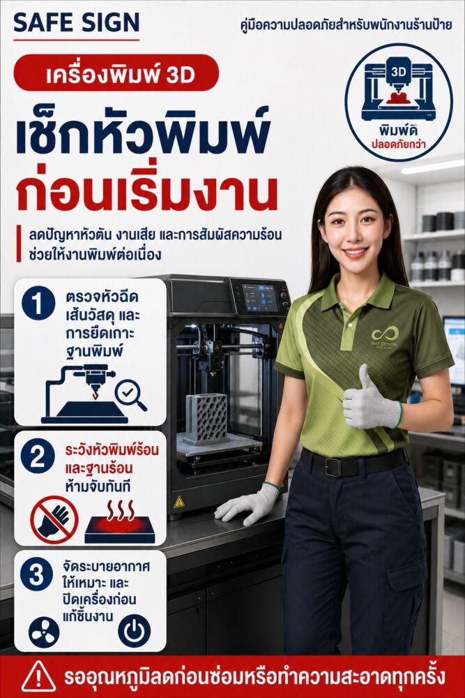 เช็กหัวพิมพ์ก่อนเริ่มงาน