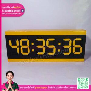 ตู้สกอร์บอร์ด จับเวลา PP Board สีเหลืองดำ